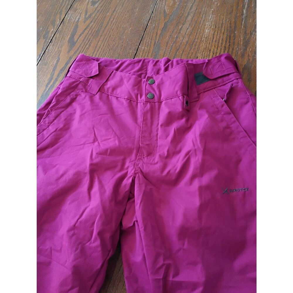 XL Arctix Magenta Pink Insulated Snow Winter Pants Adjustable Waist Zip Ankle - Picture 3 of 6